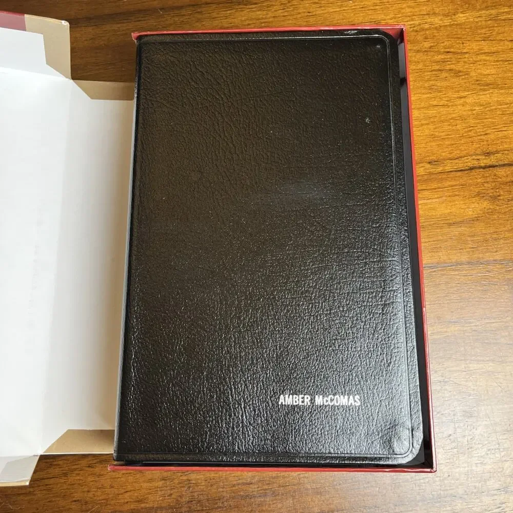 NIV Life Application Study Bible (2011, Black Bonded Leather) - Prior Engraved